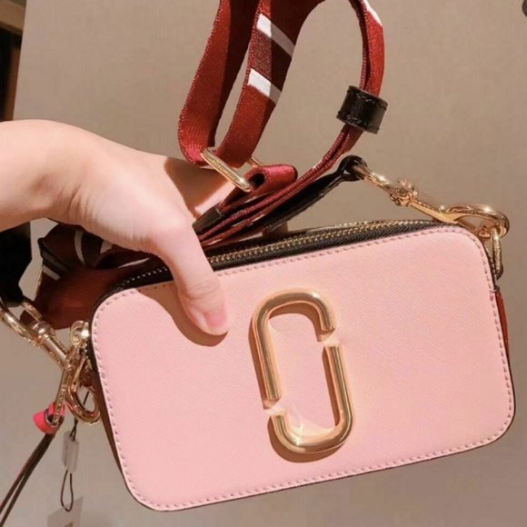 NEW original Marc Jacobs snapshot crossbody bag (Rose multi) - Picture 3 of 15